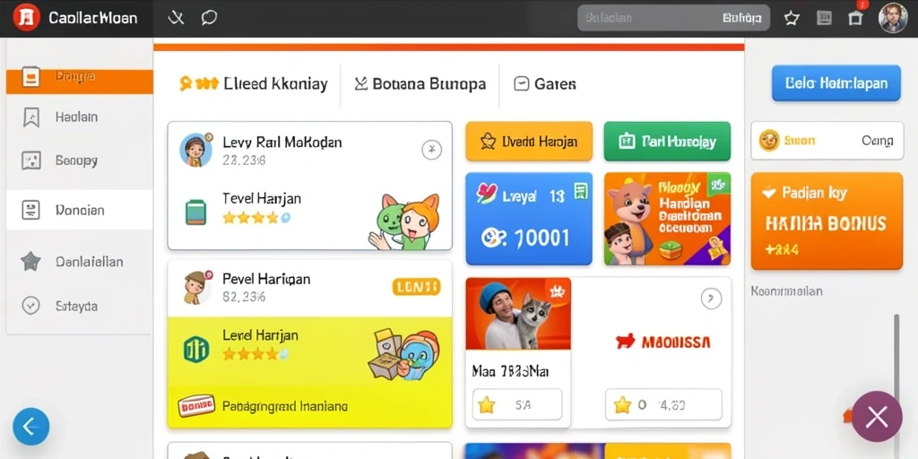 Tampilan antarmuka yang menarik dan mudah digunakan.