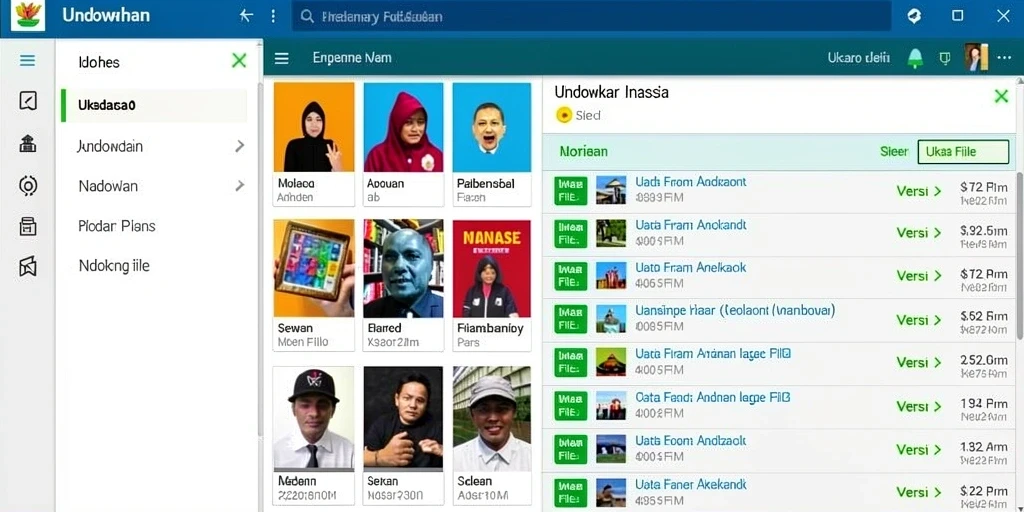 Tampilan antarmuka AJO89 yang menarik dan mudah dipahami.