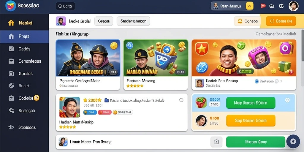 Tampilan antarmuka yang menarik dan intuitif.