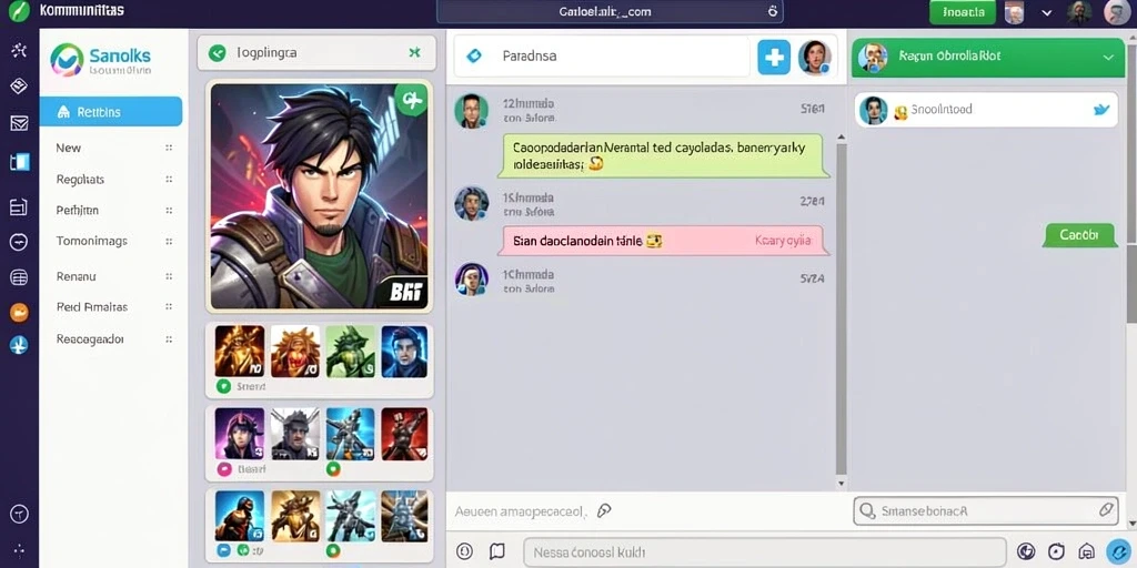 Tampilan antarmuka yang user-friendly dan menarik.