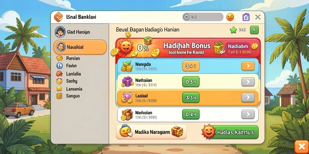 Tampilan antarmuka yang menarik dan user-friendly.