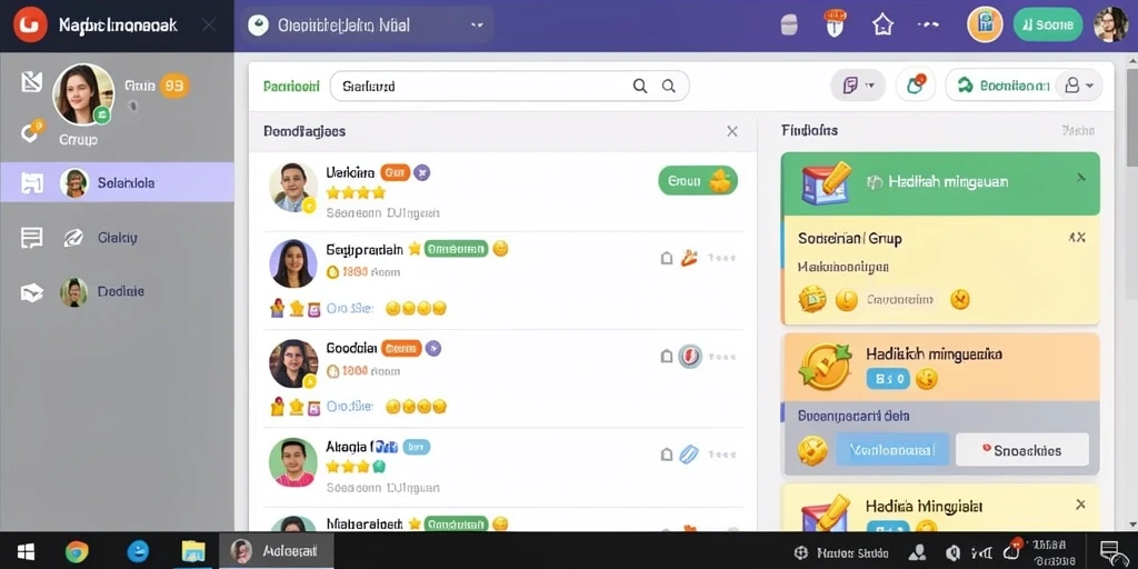 Tampilan antarmuka yang user-friendly dan menarik.