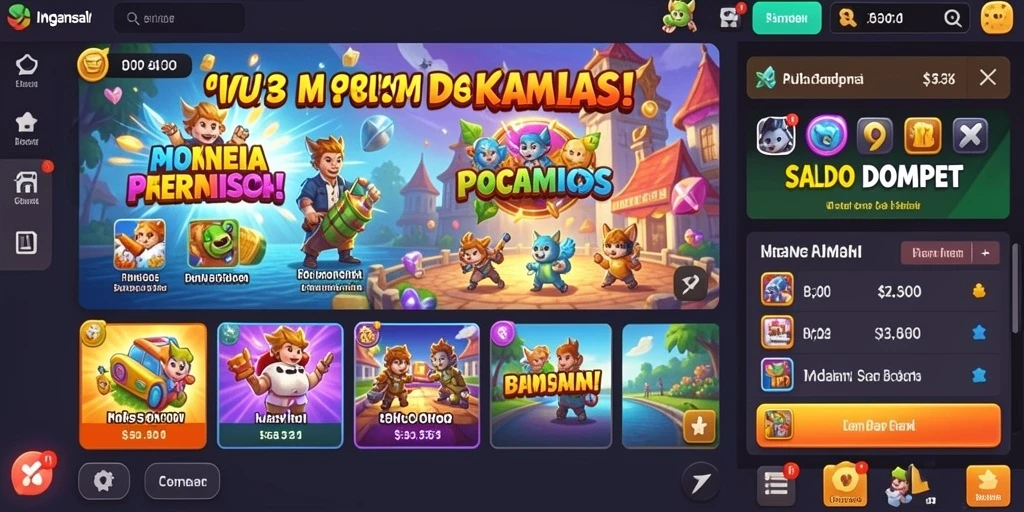 Tampilan antarmuka yang user-friendly dan mudah dinavigasi.