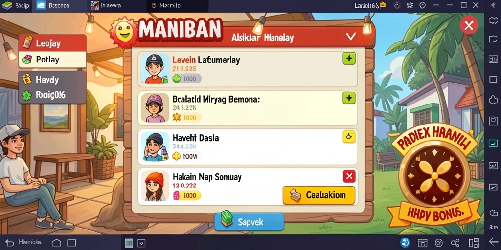 Tampilan awal yang menarik dan interaktif.